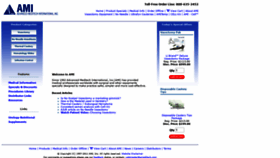 What Ameditech.com website looked like in 2019 (4 years ago)
