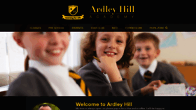 What Ardleyhill.org.uk website looked like in 2019 (4 years ago)