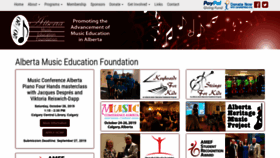 What Amef.ca website looked like in 2019 (4 years ago)