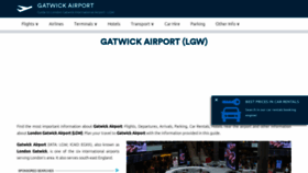 What Airport-gatwick.com website looked like in 2019 (4 years ago)