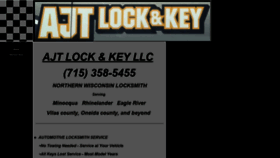 What Ajtlock.com website looked like in 2019 (4 years ago)