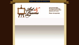 What Art-frameshop.com website looked like in 2019 (4 years ago)
