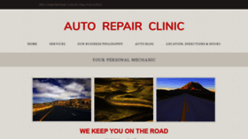 What Autorepairclinicaz.com website looked like in 2019 (4 years ago)