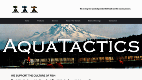 What Aquatactics.com website looked like in 2019 (4 years ago)