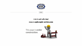 What Apdc-services.com website looked like in 2019 (4 years ago)