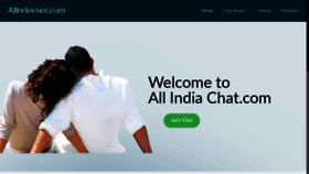 What Allindiachat.com website looked like in 2019 (4 years ago)