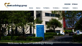 What Ascotcardiologygroup.co.nz website looked like in 2019 (4 years ago)