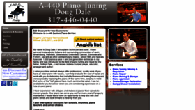 What A440pianotuning.com website looked like in 2019 (4 years ago)
