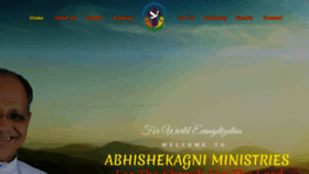 What Abhishekagni.org website looked like in 2019 (4 years ago)