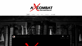 What Axcombat.com website looked like in 2019 (4 years ago)