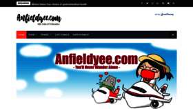 What Anfieldyee.com website looked like in 2019 (4 years ago)