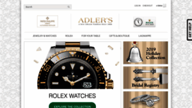 What Adlersjewelry.com website looked like in 2019 (4 years ago)