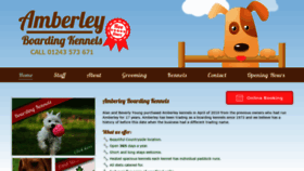 What Amberleykennels.com website looked like in 2019 (4 years ago)
