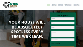 What Amescleancompany.com website looked like in 2019 (4 years ago)