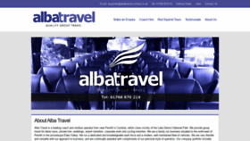 What Albatravelcumbria.co.uk website looked like in 2019 (4 years ago)