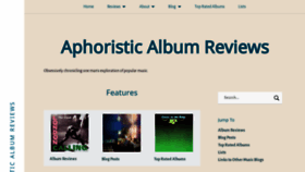 What Albumreviews.blog website looked like in 2019 (4 years ago)