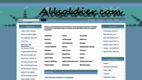 What Allsoldier.com website looked like in 2019 (4 years ago)