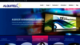 What Alquitel.com website looked like in 2019 (4 years ago)