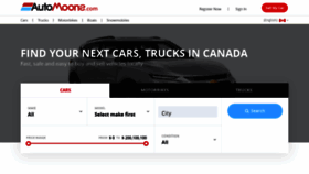 What Automoons.com website looked like in 2019 (4 years ago)