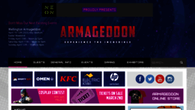What Armageddonexpo.com website looked like in 2019 (4 years ago)