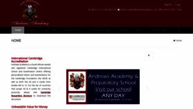 What Andrewsacademy.co.za website looked like in 2019 (4 years ago)