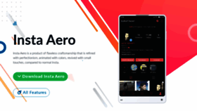 What Aeroinsta.com website looked like in 2019 (4 years ago)