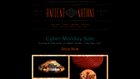 What Ancientnations.com website looked like in 2019 (6 years ago)