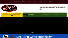 What Allstarinnwisdells.com website looked like in 2019 (4 years ago)