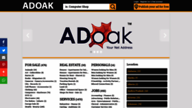 What Adoak.com website looked like in 2019 (4 years ago)