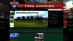 What Actionbattingcages.com website looked like in 2019 (4 years ago)