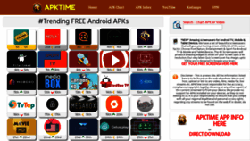 What Apktime.com website looked like in 2019 (4 years ago)