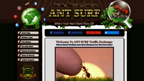 What Antsurf.com website looked like in 2019 (4 years ago)