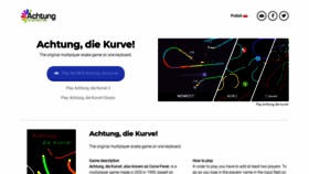What Achtungdiekurve.net website looked like in 2019 (4 years ago)