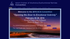 What Acaconvention.org website looked like in 2019 (4 years ago)