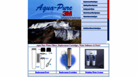 What Aqua-pure.org website looked like in 2019 (4 years ago)