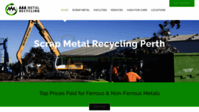 What Aaametalrecycling.com.au website looked like in 2019 (4 years ago)