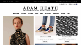 What Adamheath.com.au website looked like in 2019 (4 years ago)