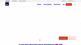 What Axa-egypt.com website looked like in 2019 (4 years ago)