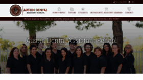 What Austindentalassistantschool.com website looked like in 2019 (4 years ago)
