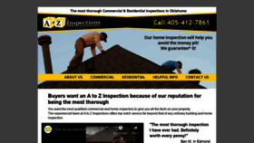 What Atozinspectionsok.com website looked like in 2019 (4 years ago)