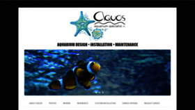 What Aquosaquariums.com website looked like in 2019 (4 years ago)