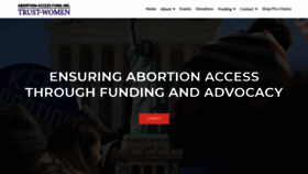 What Abortionaccessfund.org website looked like in 2019 (4 years ago)