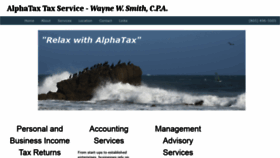 What Alphataxusa.com website looked like in 2019 (4 years ago)