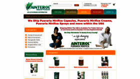 What Ainterolherbs.com website looked like in 2019 (4 years ago)