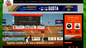 What Aguilas.com website looked like in 2019 (4 years ago)