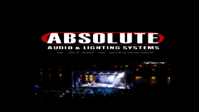 What Absoluteaudiosystems.com website looked like in 2019 (4 years ago)