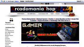 What Arcadomaniashop.com website looked like in 2019 (4 years ago)