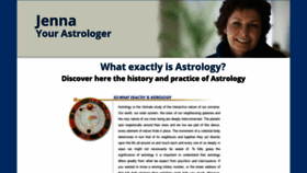 What Astrology-jenna.com website looked like in 2019 (4 years ago)