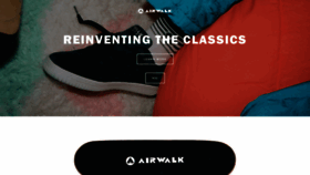What Airwalk.com website looked like in 2019 (4 years ago)