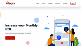 What Apoxymedia.com website looked like in 2019 (5 years ago)